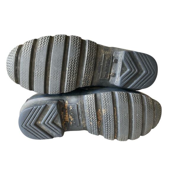 Hunter Wellington Tall Rain Navy Blue Boots Size 5/6 EU 36 - Picture 9 of 11